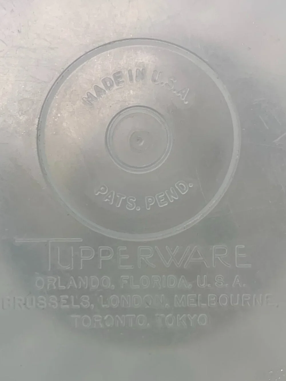 Vintage Tupperware Classic Jel-N-Serve Mold, #616 Flower